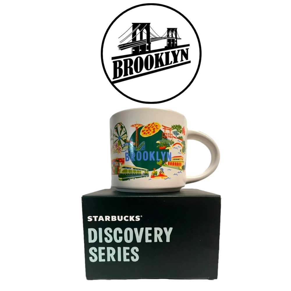 Starbucks New York City Brooklyn Coffee Mug Discovery Series The Boroughs NY